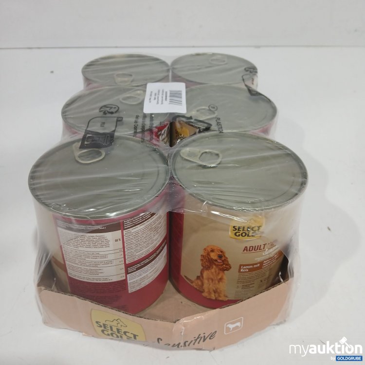 Artikel Nr. 952523: Select Gold Adult Hundefutter Lamm mit Reis 6x800g 