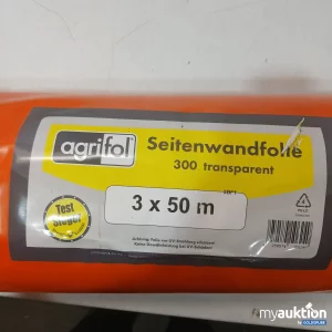 Auktion Zill agrifol Seitenwandfolie 300 transparent 3 x 50 m