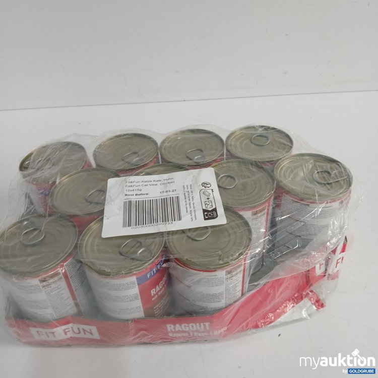 Artikel Nr. 874524: Fit+Fun Katzenfutter Ragout mit Kalb & Geflügel 11x415g