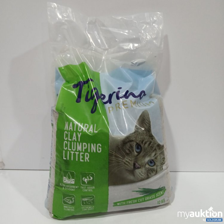 Artikel Nr. 878524: Tigerino Premium Natural Clay Clumping  12kg 