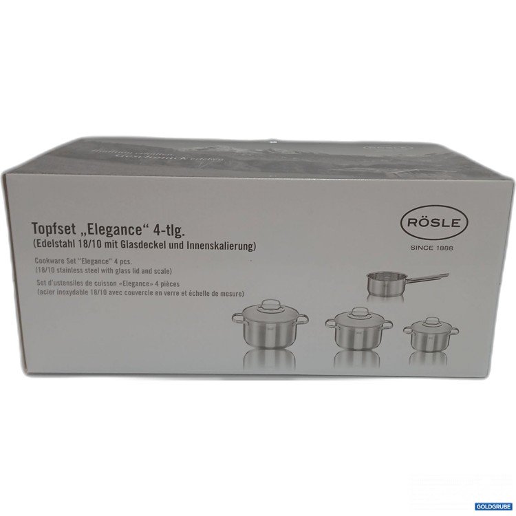 Artikel Nr. 887524 Artikel Nr. 887524: Rösle Topfset ,,Elegance" 4-Tlg.