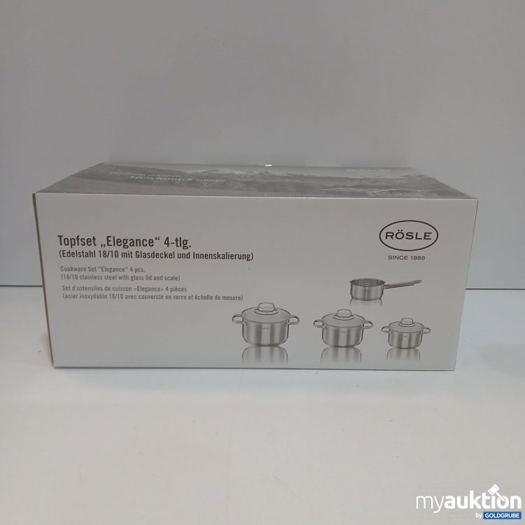 Artikel Nr. 887524 Artikel Nr. 887524: Rösle Topfset ,,Elegance" 4-Tlg.