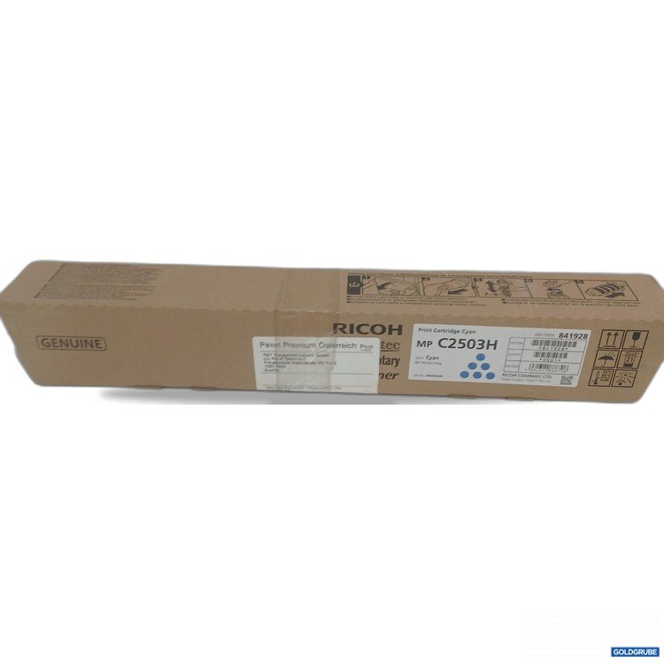Artikel Nr. 890524: Ricoh Print Cartridge Cyan MP C2503H 202g