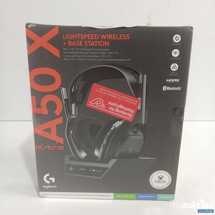 Artikel Nr. 989524 Artikel Nr. 989524: Logitech A50X Lightspeed wireless + Base Station Headset