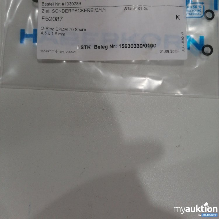 Artikel Nr. 355525 Artikel Nr. 355525: O-Ring EPDM