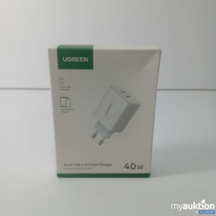 Artikel Nr. 826525: Ugreen Dual USB-C PD Fast Charger 40W