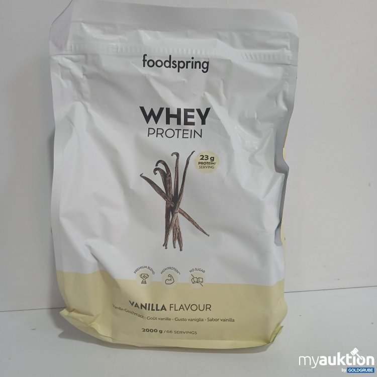 Artikel Nr. 833525: Foodspring Whey Protein Vanilla Flavour 2000g 