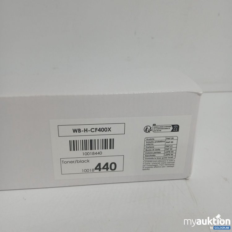 Artikel Nr. 856525 Artikel Nr. 856525: WB-H-CF400X Toner Black 440