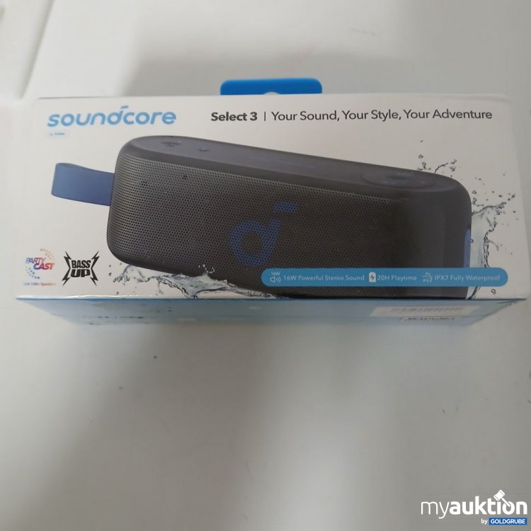 Artikel Nr. 918525: Soundcore Select 3 Bluetooth Lautsprecher