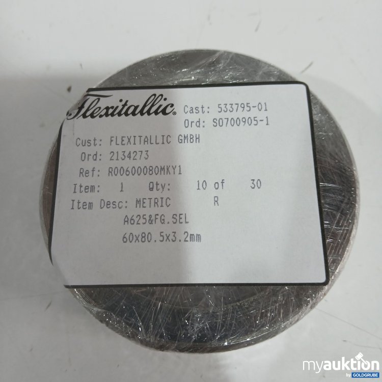 Artikel Nr. 951525: Flexitallic Spiraldichtung A625 FG SEL 60x80x5,3mm 10Stk 