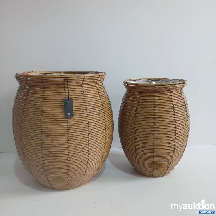 Artikel Nr. 959525: House Doctor Planter Set of 2 Sizes h:46cm dia:38cm / h:42cm dia:27cm 205722405 
