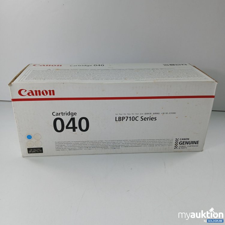 Artikel Nr. 436526 Artikel Nr. 436526: Canon Cartridge 040 LBP710C Series Cyan
