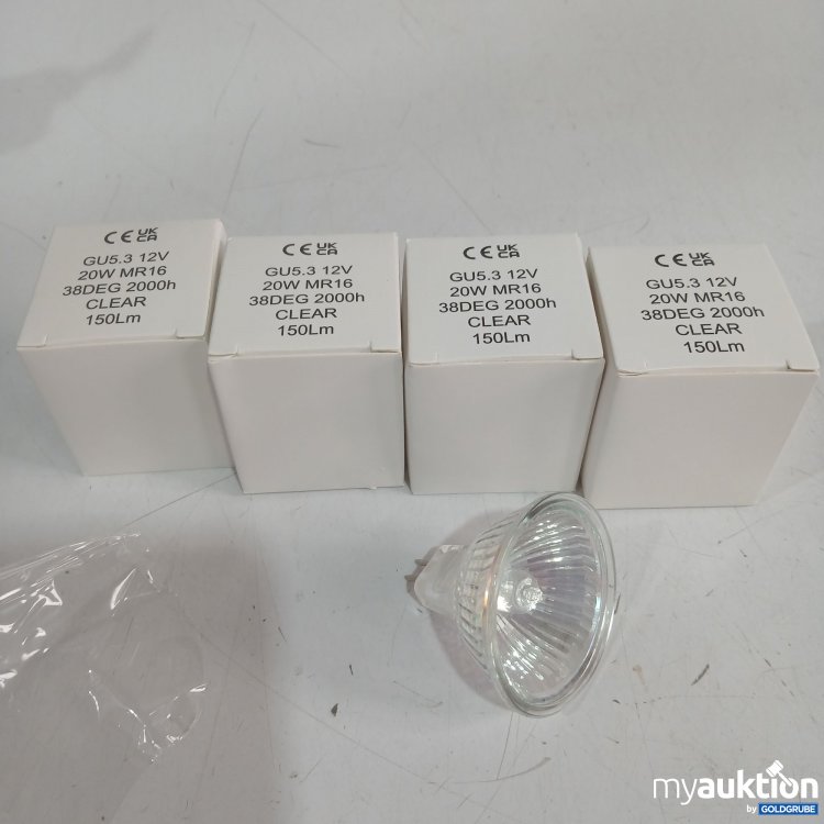 Artikel Nr. 525526: Halogenstrahler clear GU5.3 12V MR16 