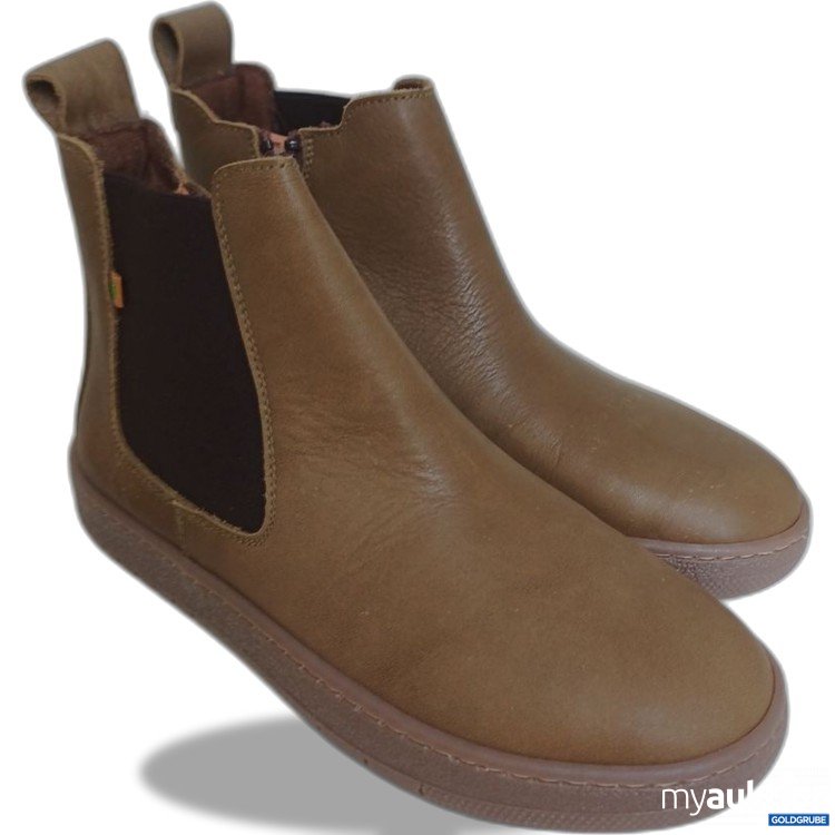 Artikel Nr. 781526 Artikel Nr. 781526: El Natura Lista Leder Chelsea Boots Oliv