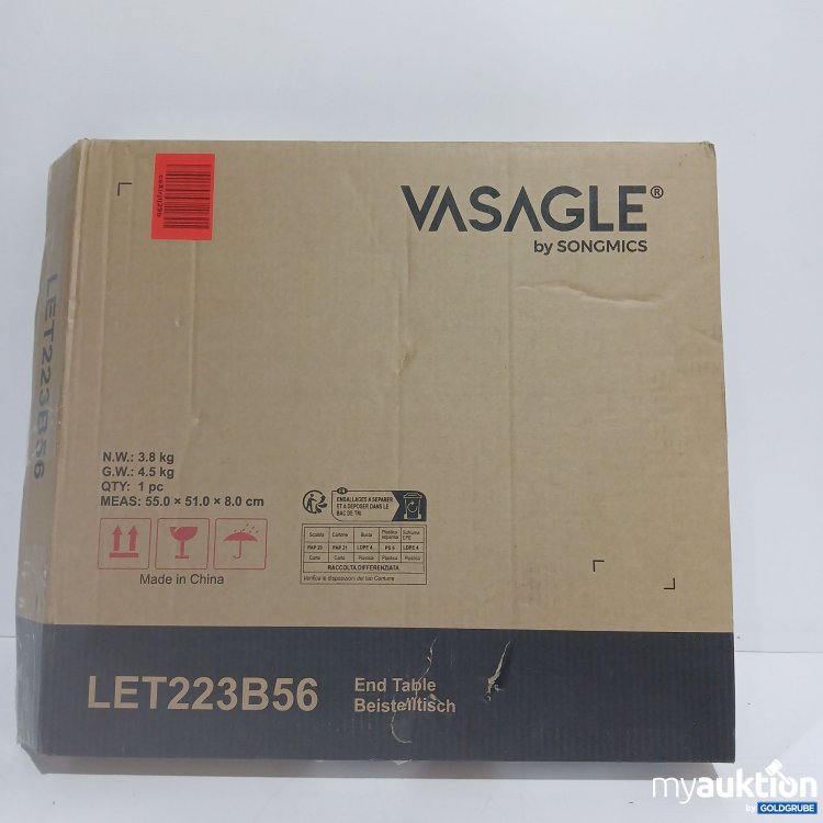 Artikel Nr. 854526 Artikel Nr. 854526: Vasagle Beistelltisch LET223B56