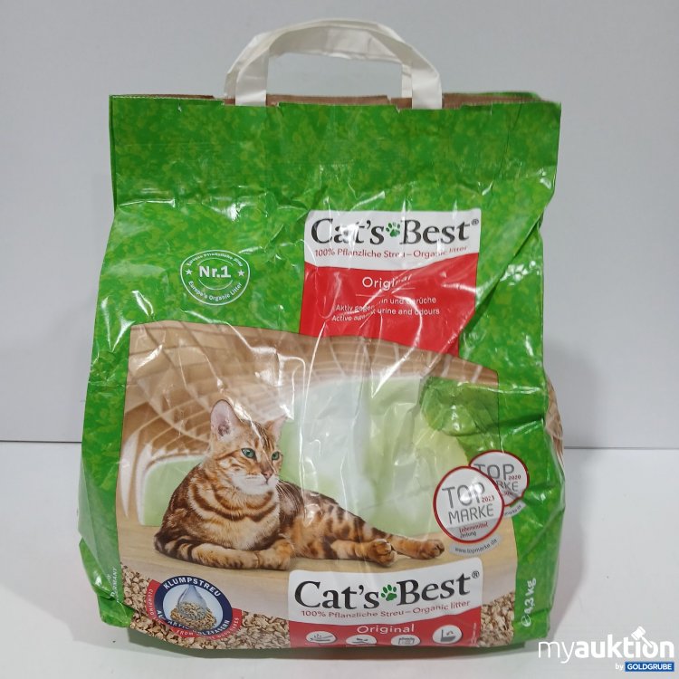 Artikel Nr. 878526: Cat's Best 100% Pflanzliches Streu 4.3kg 