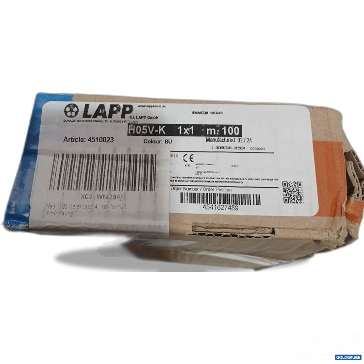Artikel Nr. 955526 Artikel Nr. 955526: LAPP Kabel H05V-K 100m blau