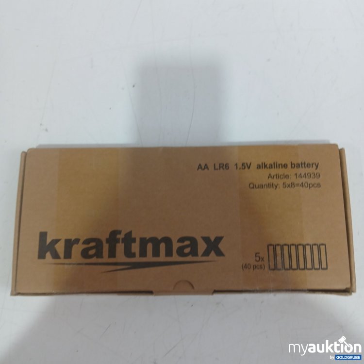 Artikel Nr. 970526 Artikel Nr. 970526: Kraftmax AA LR6 Batterien , 40 Stück