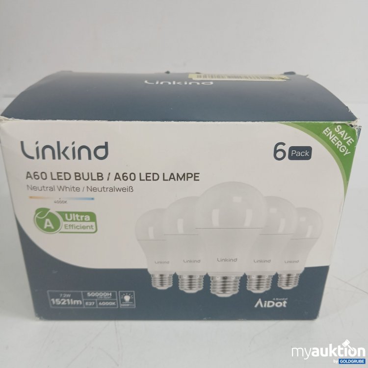 Artikel Nr. 981526: Linkind A60 LED Lampen 6Pack