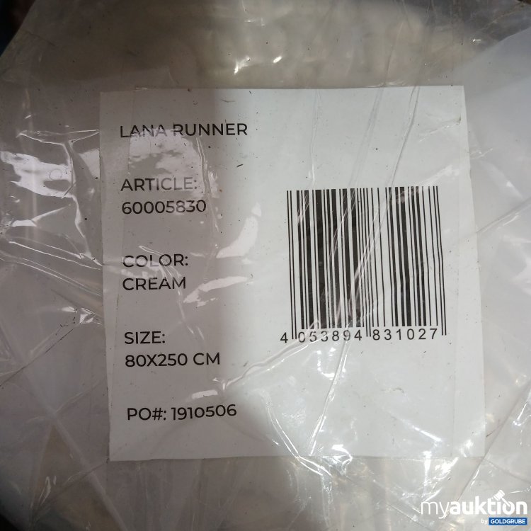 Artikel Nr. 443527: Lana Runner Farbe: Cream 80x250cm Art.Nr: 60005830