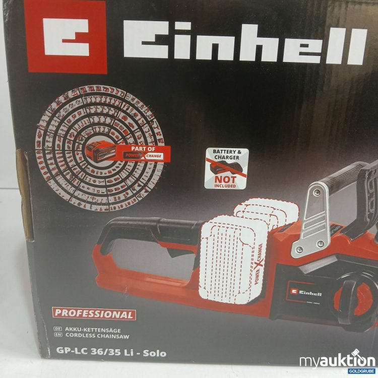 Artikel Nr. 444527: Einhell Professional Akku-Kettensäge GP-LC 36/35 Li-Solo 