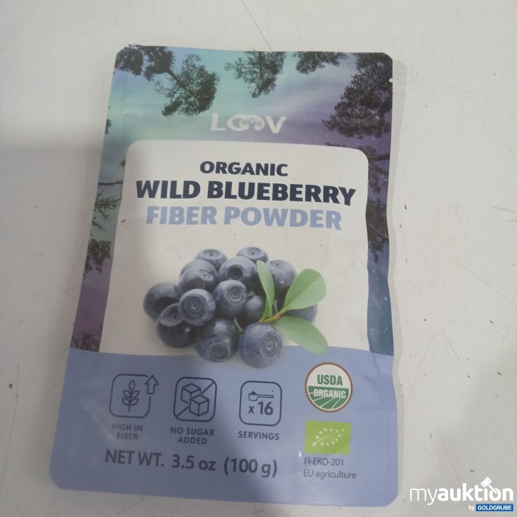 Artikel Nr. 460527 Artikel Nr. 460527: Loov organic wild Blueberry Fiber Powder 100g
