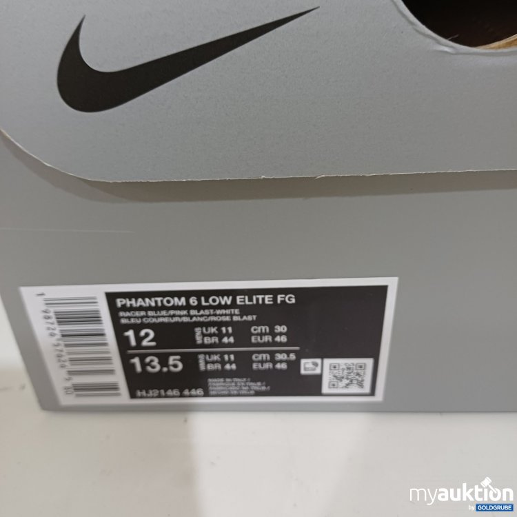 Artikel Nr. 470527 Artikel Nr. 470527: Nike Phantom 6 l ow Elite FG Fußballschuhe Racer Blue Pink Blast White