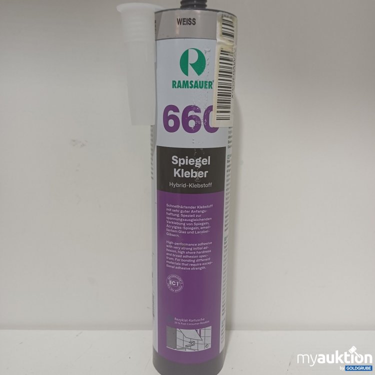 Artikel Nr. 471527 Artikel Nr. 471527: Ramsauer Spiegel Kleber 660 Weiß 465g