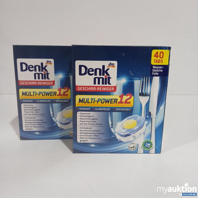 Artikel Nr. 816527 Artikel Nr. 816527: Denk mit Geschirr Reiniger Multi Power 12 je 40Tabs