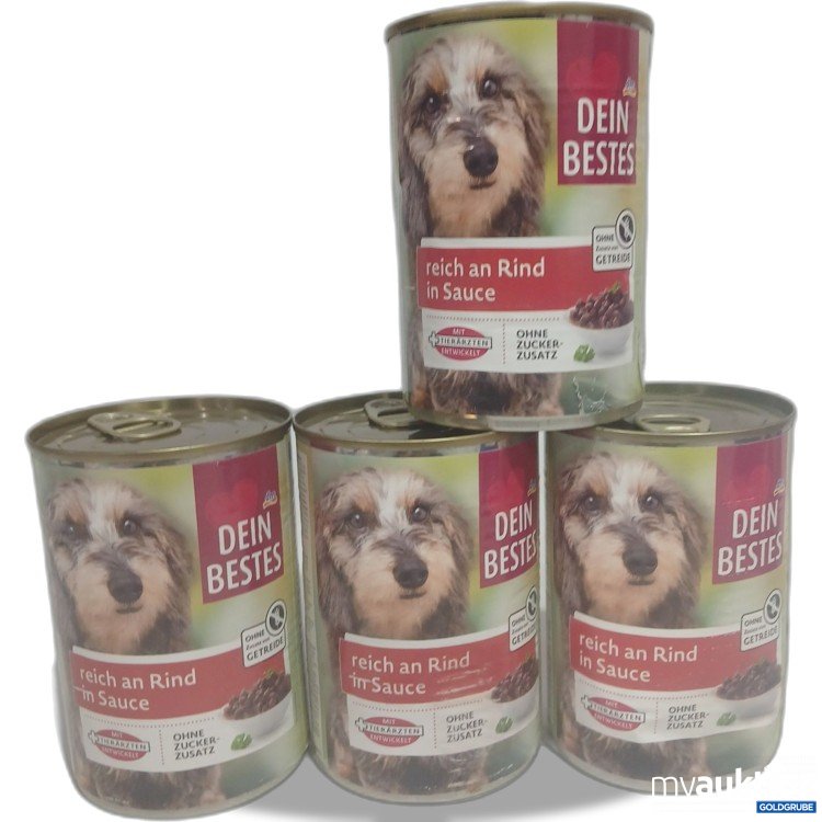 Artikel Nr. 891527: Dein Bestes Hundefutter reich an Rind in Sauce je 400g