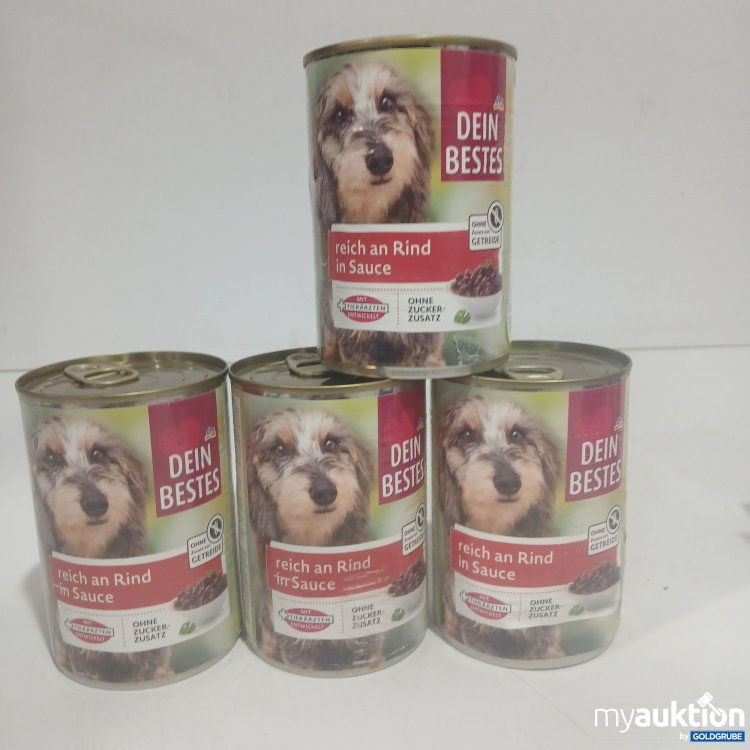 Artikel Nr. 891527: Dein Bestes Hundefutter reich an Rind in Sauce je 400g