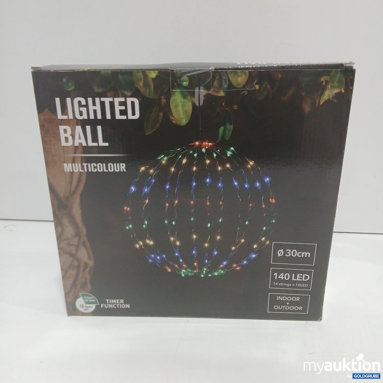 Artikel Nr. 912527: Lighted Ball Multicolor 30cm