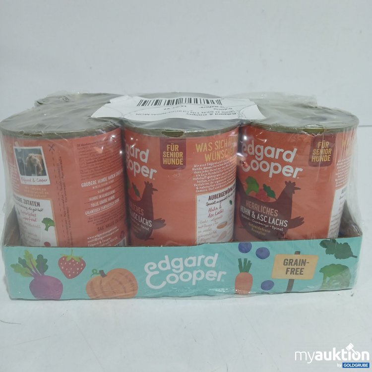 Artikel Nr. 952527: Edgard Cooper Hundefutter Chicken & Salmon 6x400g 