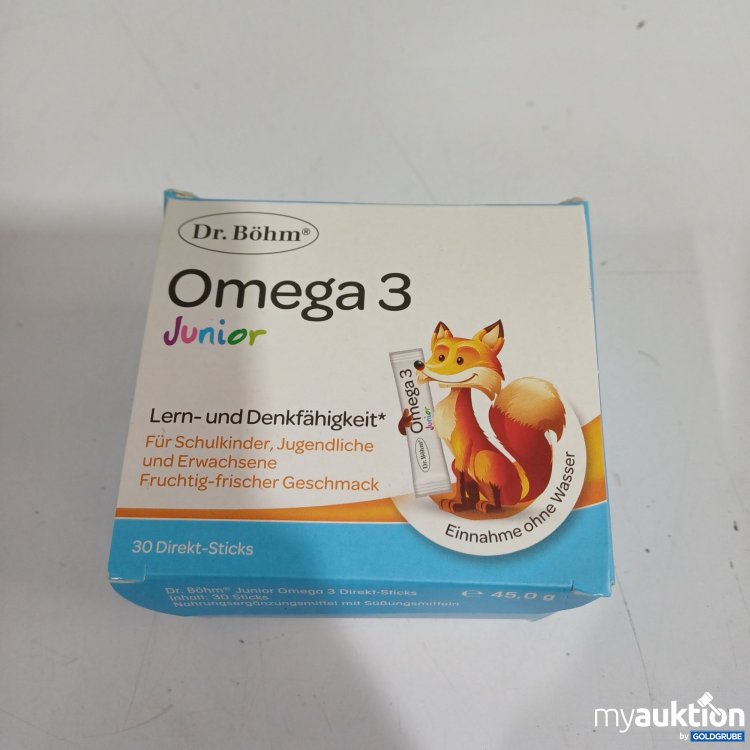 Artikel Nr. 962527 Artikel Nr. 962527: Dr. Böhm Omega 3 Junior 30Sticks