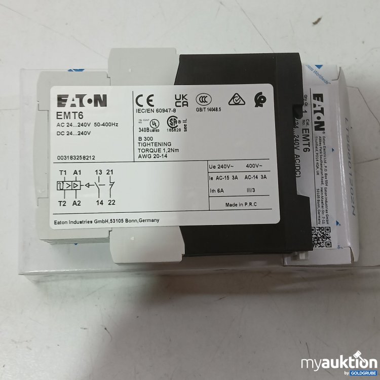 Artikel Nr. 967527: Eaton Moeller EMT6 Thermistor-Maschinenschutzrelais, Art.No. 894327/1