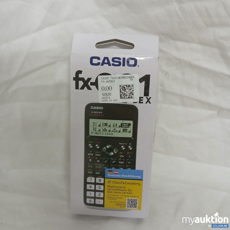 Artikel Nr. 361528 Artikel Nr. 361528: Casio fx-991DEX Taschenrechner