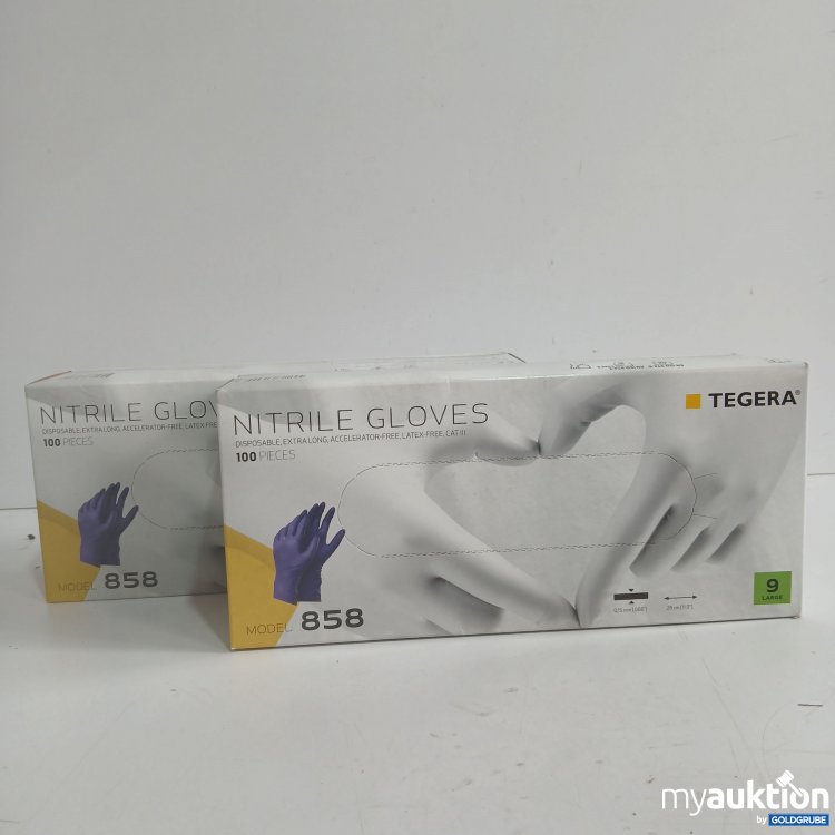 Artikel Nr. 397528 Artikel Nr. 397528: Tegera Nitrile Gloves 100Pieces Gr. 9L