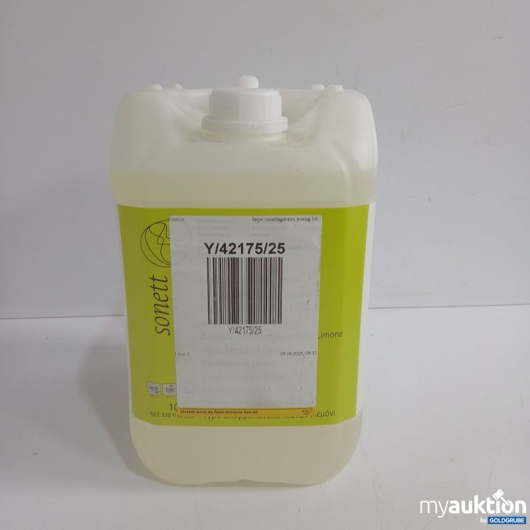 Artikel Nr. 874528 Artikel Nr. 874528: Sonett Nachfüllkanister Geschirrspülmittel Lemon 10L