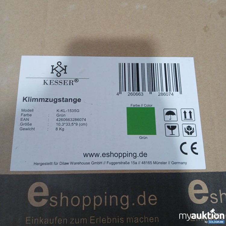 Artikel Nr. 878528: Kesser Klimmzugstange grün K-KL-1535G 