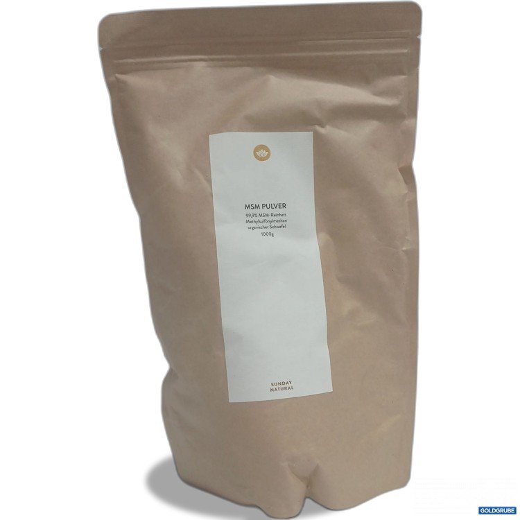 Artikel Nr. 960528: Sunday Natural MSM Pulver 1000g