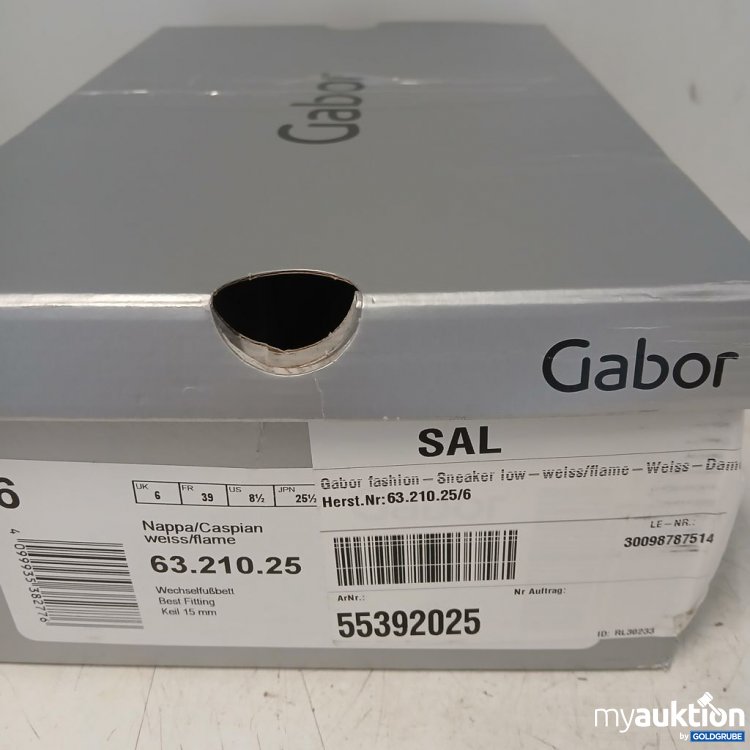 Artikel Nr. 963528 Artikel Nr. 963528: Gabor Sneaker weiß/flame 63.210.25