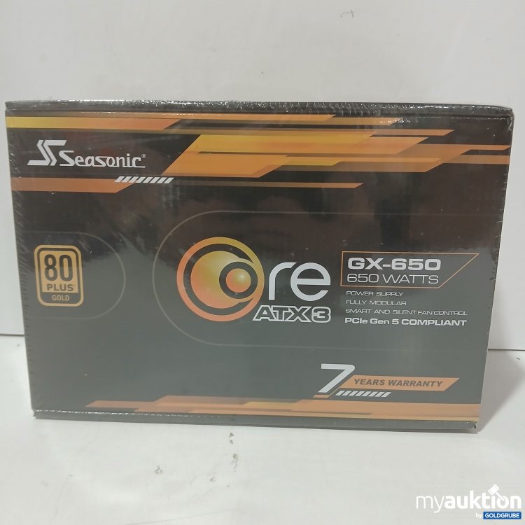 Artikel Nr. 993528 Artikel Nr. 993528: Seasonic Core ATX3 GX-650 Netzteil 650Watt