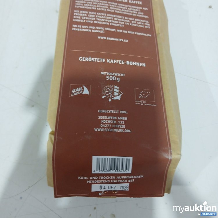 Artikel Nr. 466529: Brigantes Classico Reloaded geröstete Kaffeebohnen 500 g