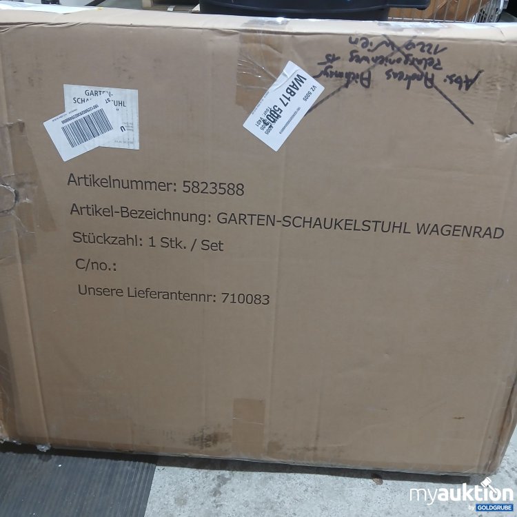Artikel Nr. 813529 Artikel Nr. 813529: Garten-Schaukelstuhl Wagenrad 5823588