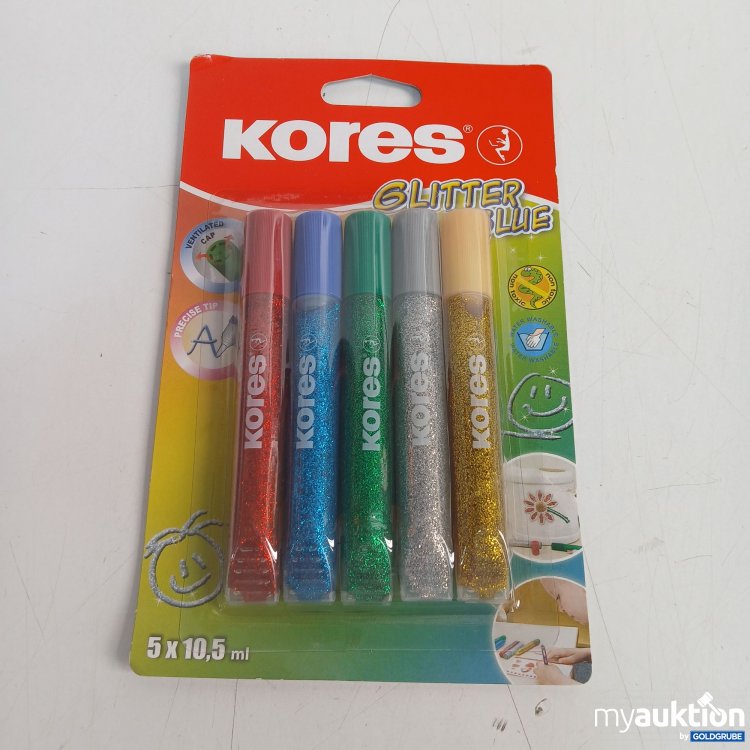 Artikel Nr. 867529: Kores Glitter Glue 5x10,5ml 