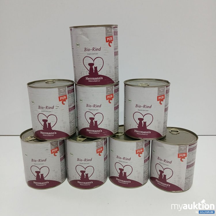 Artikel Nr. 869529 Artikel Nr. 869529: Herrmann's Manufaktur Bio Rind 8x800g