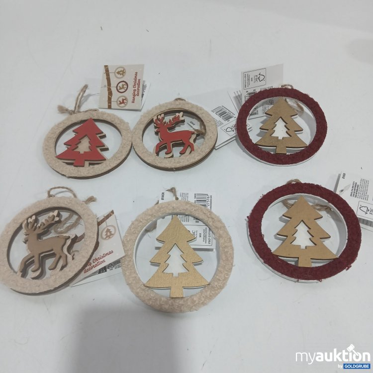 Artikel Nr. 912529 Artikel Nr. 912529: Hängedekoration ca. 10cm 6 Stück