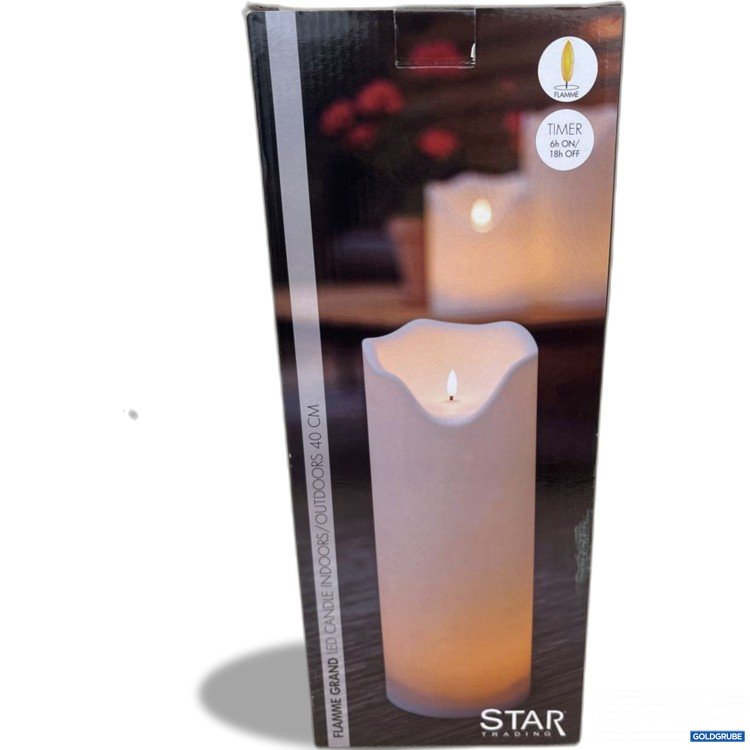 Artikel Nr. 921529: STAR Flamme Grand LED Kerze 40 cm