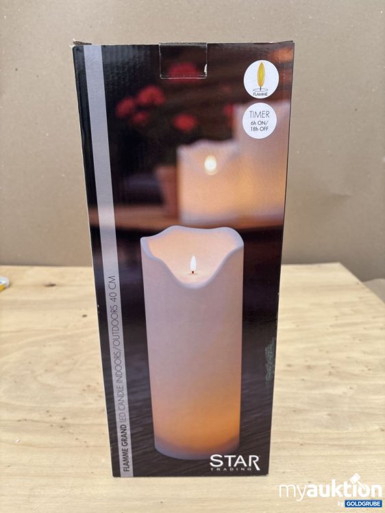 Artikel Nr. 921529: STAR Flamme Grand LED Kerze 40 cm