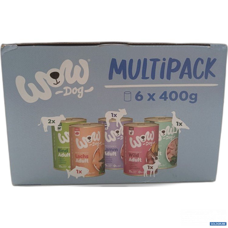 Artikel Nr. 973529: WOW-Dog Multipack Tiernahrung 6x400 g